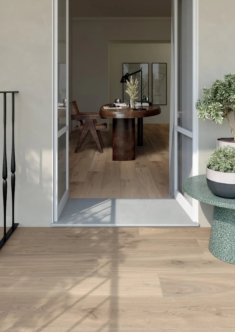 Carrelage effet bois Generated Ery Studio Fume P1 Jpg — AZER Bain & Carrelage Rennes