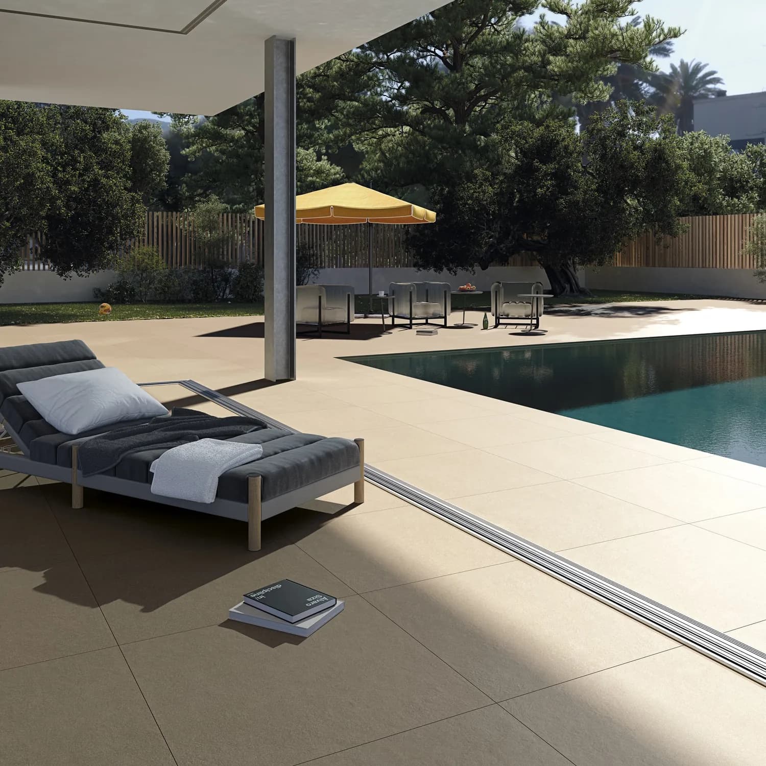 Carrelage effet pierre, béton ou marbre Parallax Sand — AZER Bain & Carrelage Rennes