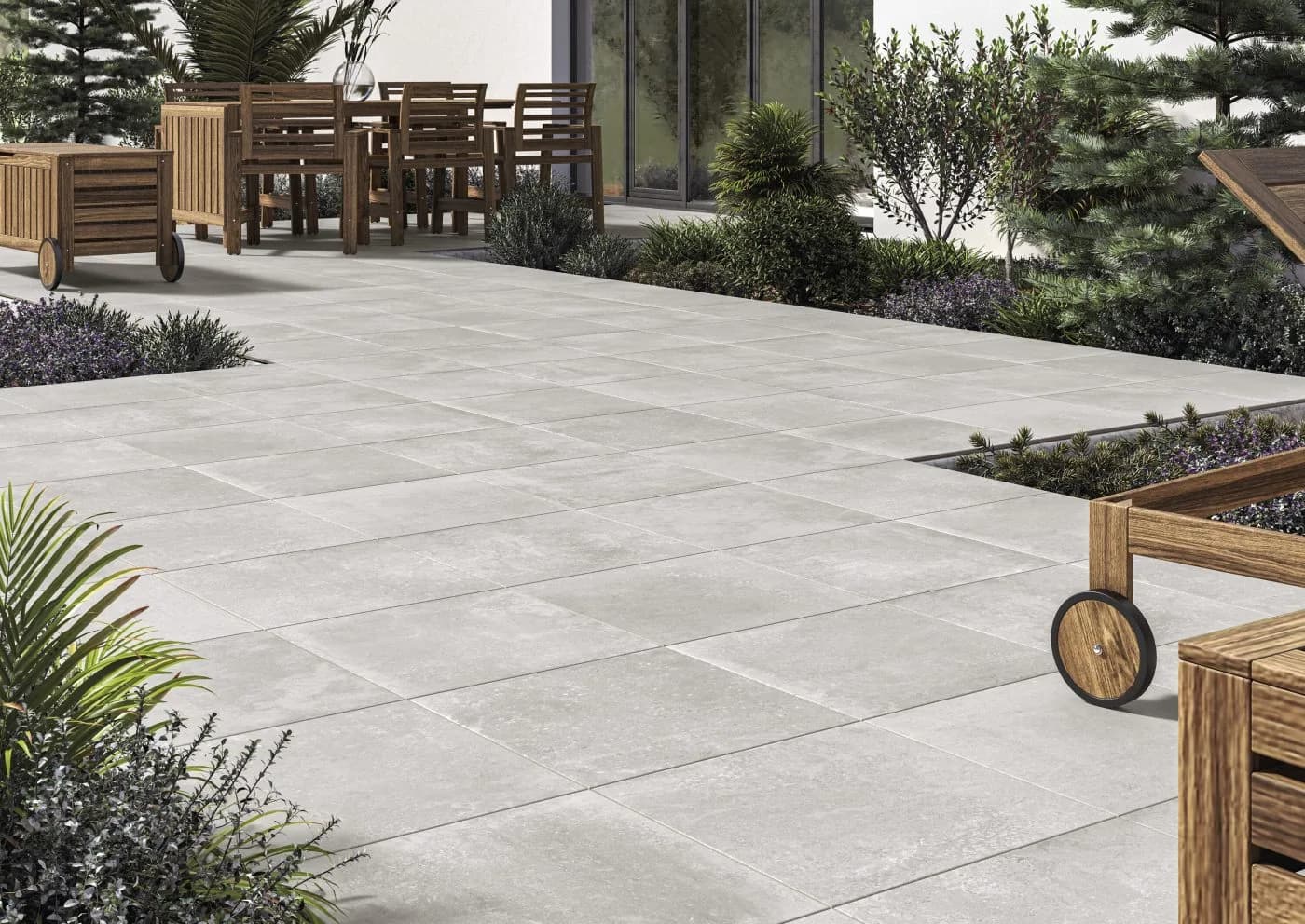 Carrelage extérieur de terrasse Ambiente — AZER Bain & Carrelage Rennes