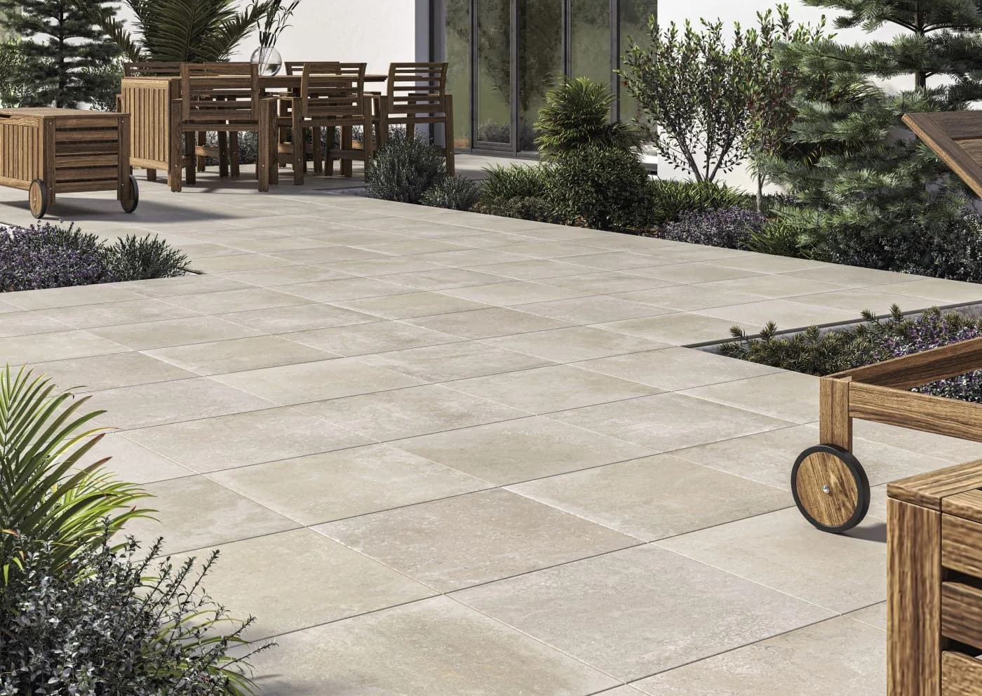 Carrelage extérieur de terrasse Ambiente — AZER Bain & Carrelage Rennes