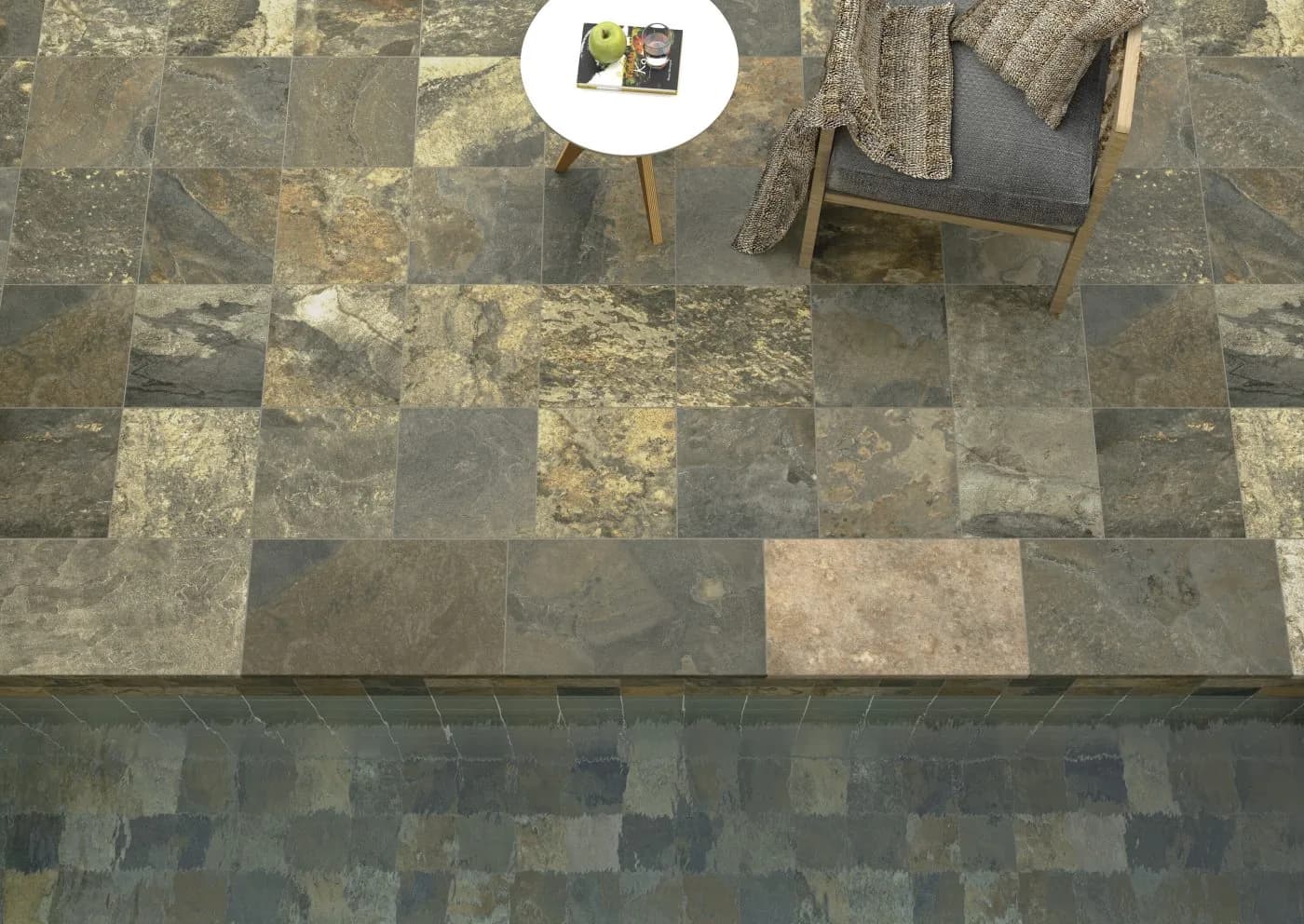Carrelage extérieur de terrasse Ambiente — AZER Bain & Carrelage Rennes