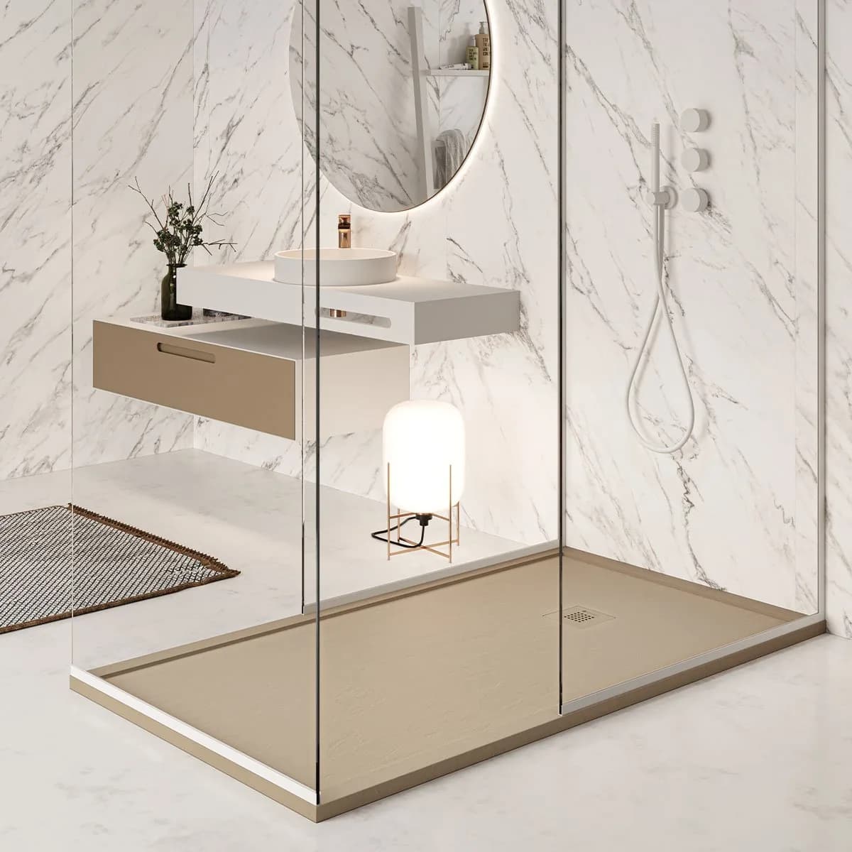 Receveur de douche Sarin — AZER Bain & Carrelage Rennes