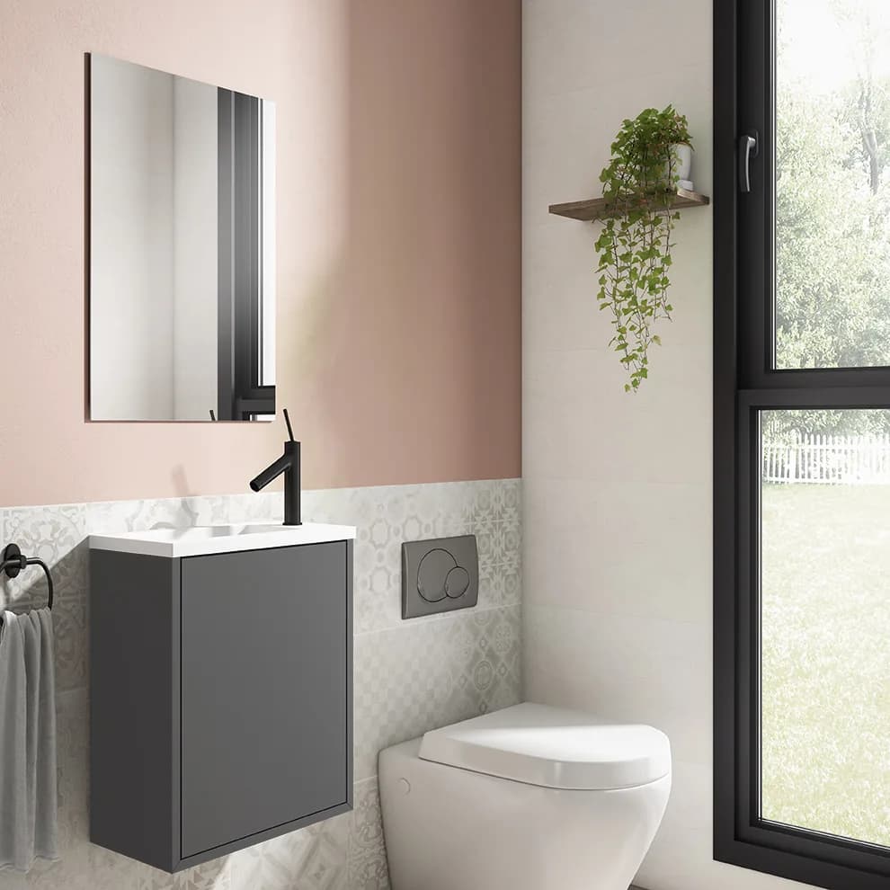 Meuble de salle de bain Ambiance Loft — AZER Bain & Carrelage Rennes